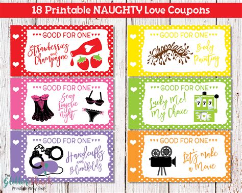 naughty coupons for him printable free